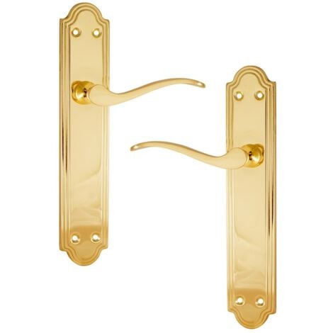 Manilla latonada para puertas (45x240x52 mm)  MICEL 01777