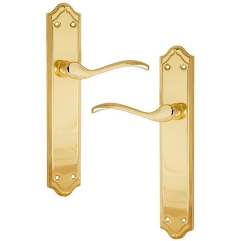 Manilla latonada para puertas (45x250x55 mm)  MICEL 01666