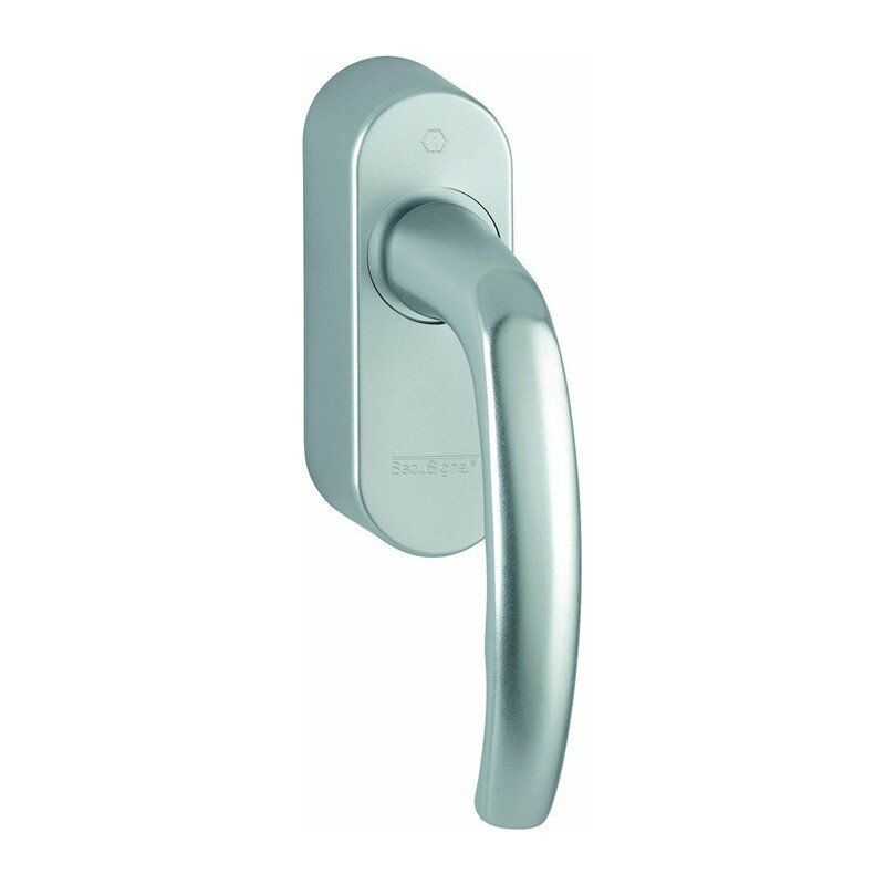 

Manilla para ventana Secusignal-e Atlanta 0530 / FR-408 Alu.F9 VK7 Secustik Variofit HOPPE
