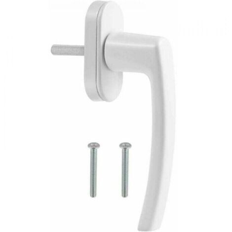 manilla para ventanas y puertas de PVC, blanca