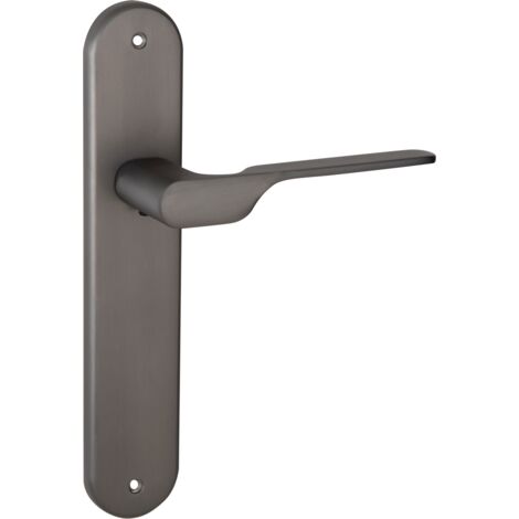 Manilla puerta zamak grafito oval modelo 640 alta intensidad