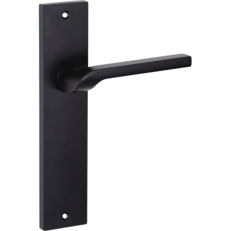 Manilla puerta zamak negro rectangular modelo 559