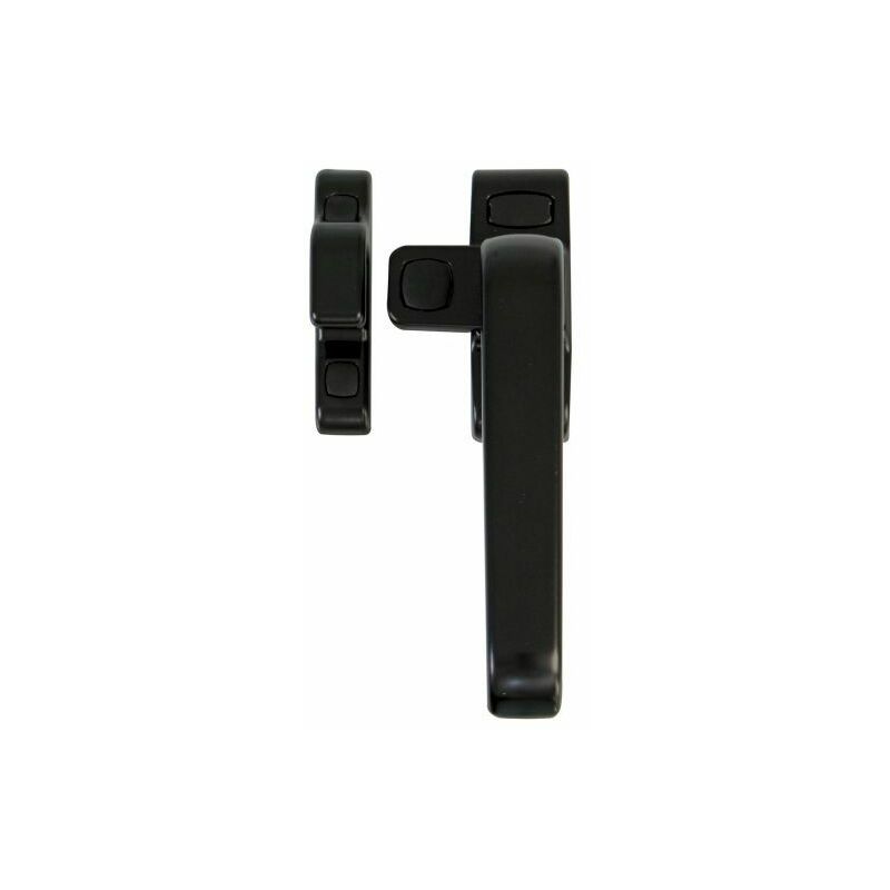 

Manilla Roseta Gamma Aluminio Negro Derecha