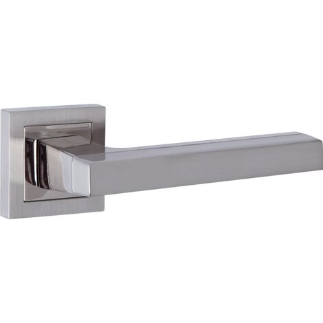 Manilla Zamak Modelo 840 Gris Espacial Bicolor para Puertas