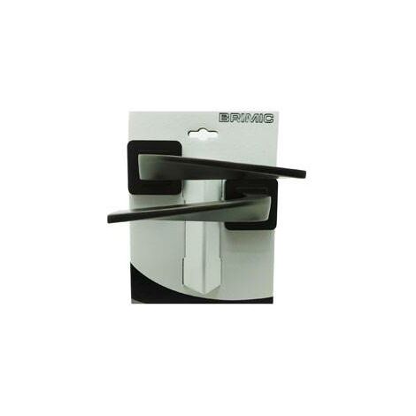 Manilla Zamak Roseta Cuadrada (Juego) Micel 969 Negro