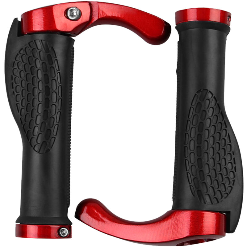 

Manillar de la bici apretones ergonomico antideslizante Velo Mtb bicicleta Grips bicicletas Acoples Rojo