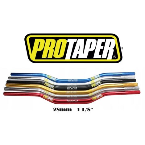 Manillar de moto ALU ProTaper EVO 1 1/8"" 28mm SOLID 4mm 80cm HIT