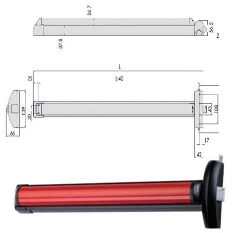 Manillar Fast Touch 120 Lat+Vert 59811-10-0 Cisa