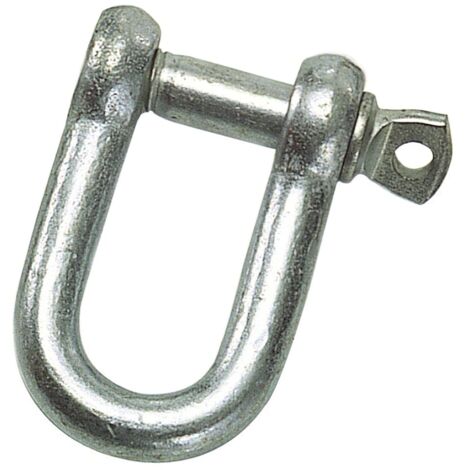 Manille droite galvanisée 22 mm. 7/8" Usage Domestique