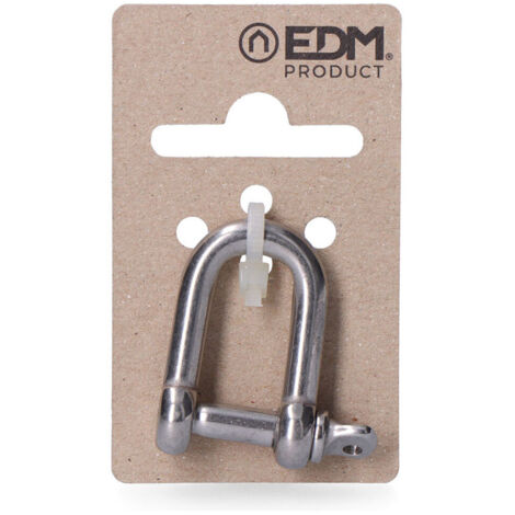 Manille En Acier Inoxydable Aisi 316 6Mm 1/4'' Edm.