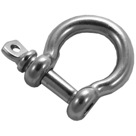 Manille lyre à vis 6mm inox a4 aisi 316