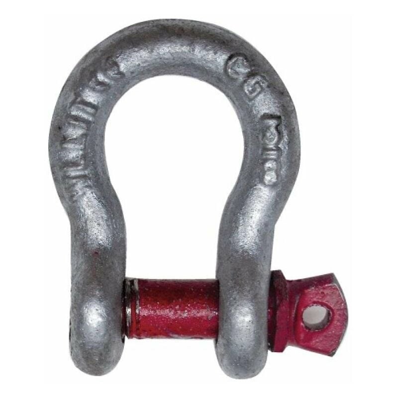Chaubeyre - Manille lyre de levage acier galvanisé axe rouge axe 22 mm