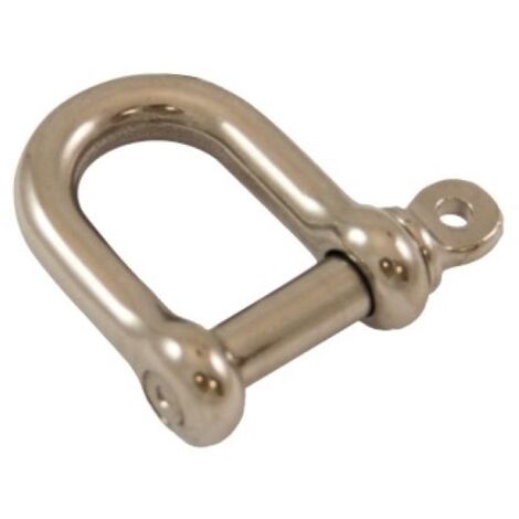 Manilles droites à piton à oeil inox diamètre axe 12 mm en boîte de 2 - PRAMAC