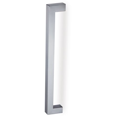 Manillón acero inoxidable para madera y cristal 250mm recto