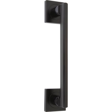 Manillón aluminio negro roseta cuadrada 210mm modelo 534N