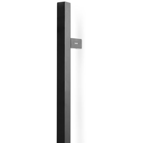 MANILLÓN INOX MODELO KARLA ACABADO NEGRO - EFECTO INOX PARA PUERTAS DE PASO O ENTRADA