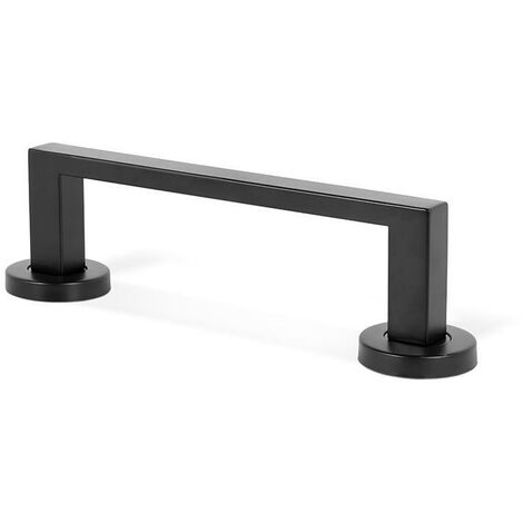 manillon inox modelo tendal  acabados niquel satinado y negro mate acabado negro mate manillón ø50