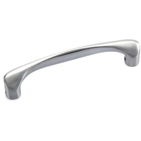 Manillón puerta cristal zamak níquel satinado 170mm alta intensidad