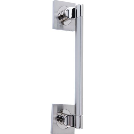 Manillón zamak acabado bicolor puerta interior entrada paso 52mm
