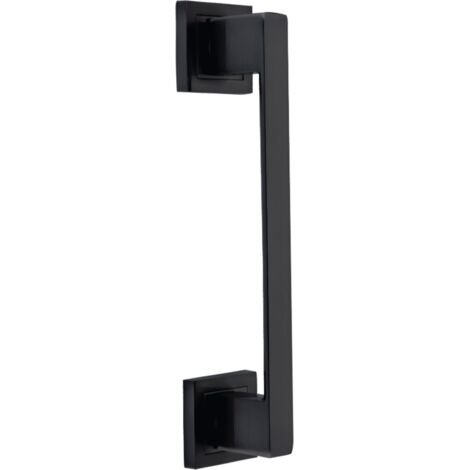 Manillón zamak negro roseta cuadrada 220mm alta intensidad