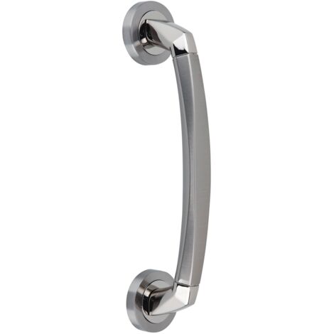 Manillón zamak níquel bicolor roseta redonda 220mm 324