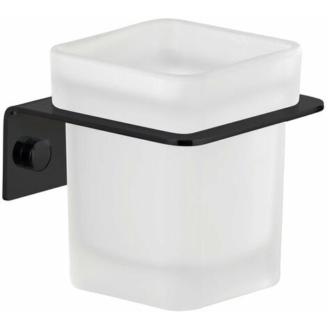 MANILLONS TORRENT 01505081 BASSIC Portacepillos Pared Negro Mate - ref: 01505081