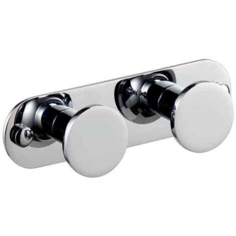 MANILLONS TORRENT 01579002 BASSIC Percha Doble Pegar Cromo - ref: 01579002