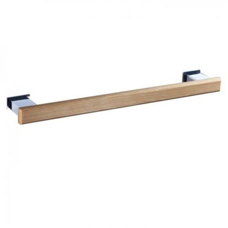MANILLONS TORRENT 01961025 NATURA Toallero Barra 60cm Adhesivo Cromo/Natural - ref: 01961025