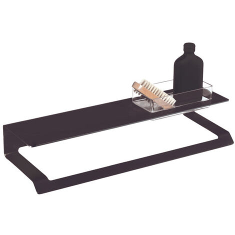 MANILLONS TORRENT 02336081 SLIM Repisa Toallero Negro Mate - ref: 02336081