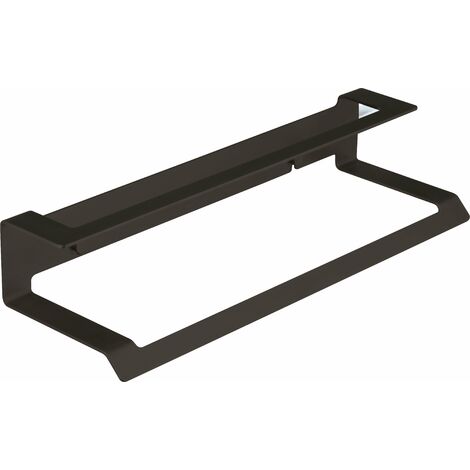 MANILLONS TORRENT 02382081 SLIM Toallero Doble 45 cm Adhesivo Negro Mate - ref: 02382081