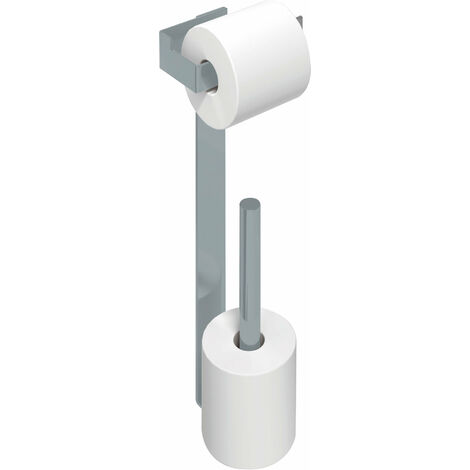 MANILLONS TORRENT 02384012 SLIM Portarrollos Con Reserva Adhesivo Inox Cepillado - ref: 02384012