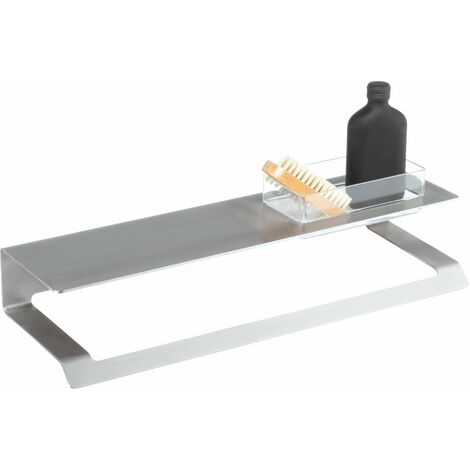 MANILLONS TORRENT 02396012 SLIM Repisa Toallero Adhesivo Inox Cepillado - ref: 02396012