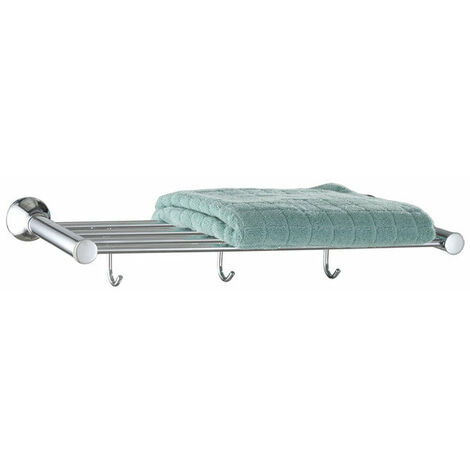 MANILLONS TORRENT 02435002 NOA Toallero Repisa Con Perchas Cromo - ref: 02435002