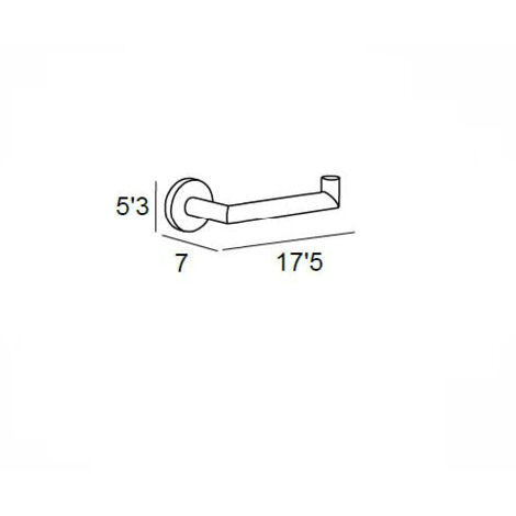 MANILLONS TORRENT 06512012 ECO Toallero Bidet Inox Cepillado - ref: 06512012