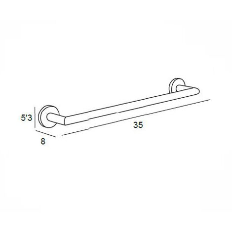 MANILLONS TORRENT 06531056 ECO Toallero Barra 35 cm Dorado PVD - ref: 06531056