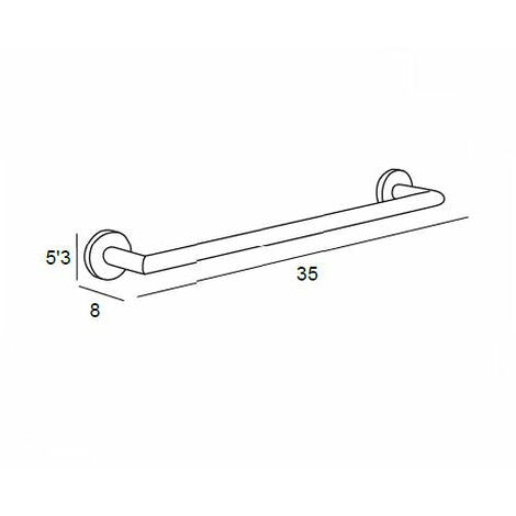MANILLONS TORRENT 06531056 ECO Toallero Barra 35 cm Dorado PVD - ref: 06531056