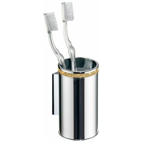 MANILLONS TORRENT 06646003 CARMEN Portacepillos Pared Cromo/Oro - ref: 06646003