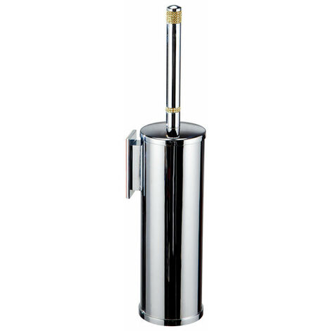 MANILLONS TORRENT 06667003 CARMEN Escobillero Adhesivo Pared Cromo/Oro - ref: 06667003