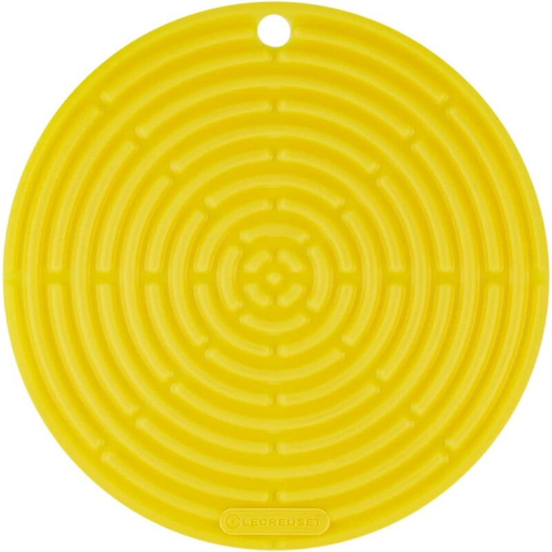 Manique/Dessous de Plat, Silicone, Rond, 20 cm, Soleil