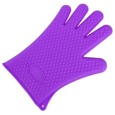 Manique,Silicone BBQ résistant à la chaleur gants four grille porte Pot cuisine cuisson mitaines 1 Pc HG99 - Type