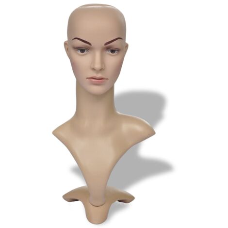 Maniquí de cabeza de mujer A vidaXL