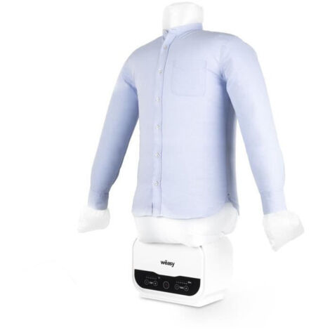 Maniquí de planchado - HKoeNIG - Magic Pressing - 1200 W - Con fundas para pantalones - Blanco