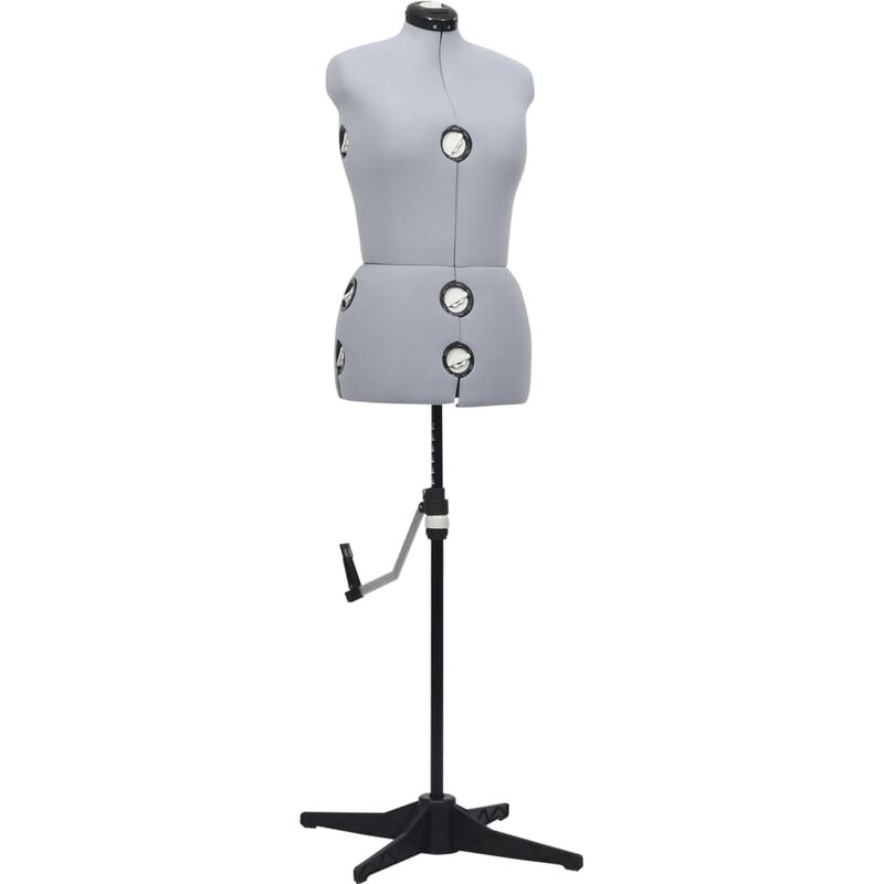 

Maniquí de sastre ajustable mujer gris talla M 40-46