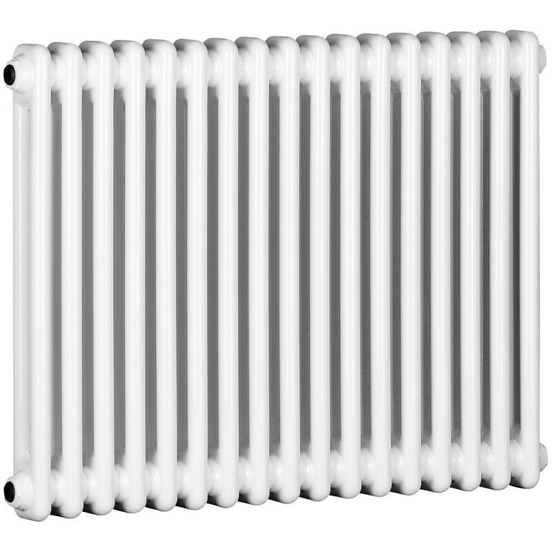 Greenedhouse - Manissa Electric 2 Column Traditional 600h x 812w Column Radiator with ptc Element Old Cast Iron Type School Radiator