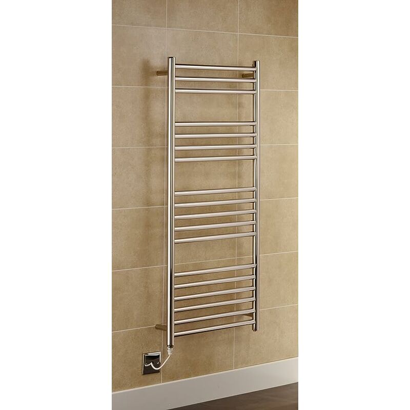 Riga Electric Stainless Steel Heated Towel Rail 400 x 1200mm