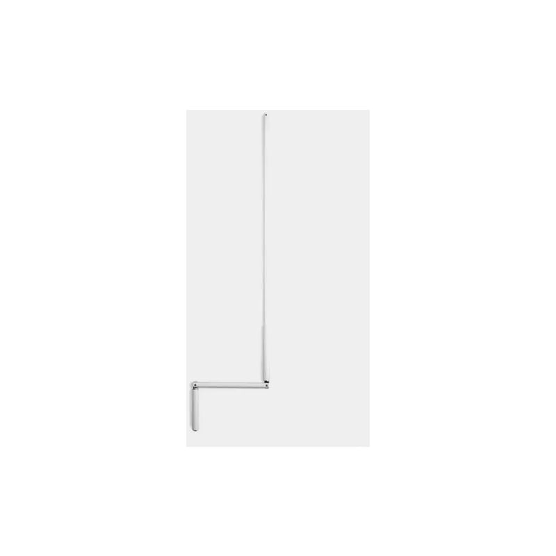 Manivelle alu blanc diamètre 12 mm longueur 180 cm
