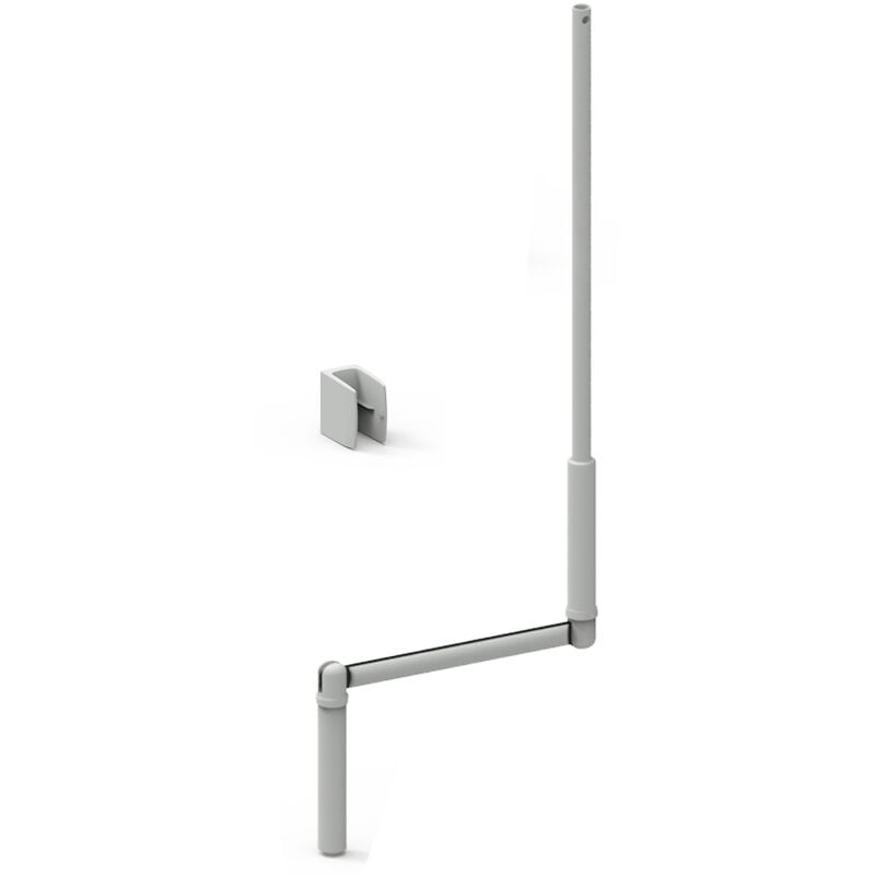 Manivelle grise de volet roulant 1500 mm ø 12 mm