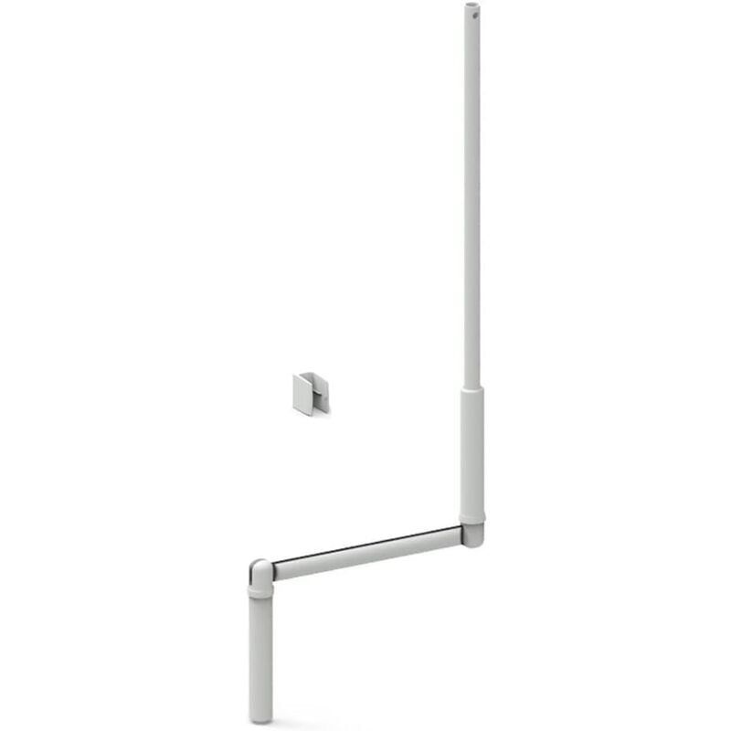Manivelle Blanche Complète de 1300mm pour Volet Roulant - Manivelle zf avec Tringle de Ø9,4/12mm pour Store ou Volet Roulant