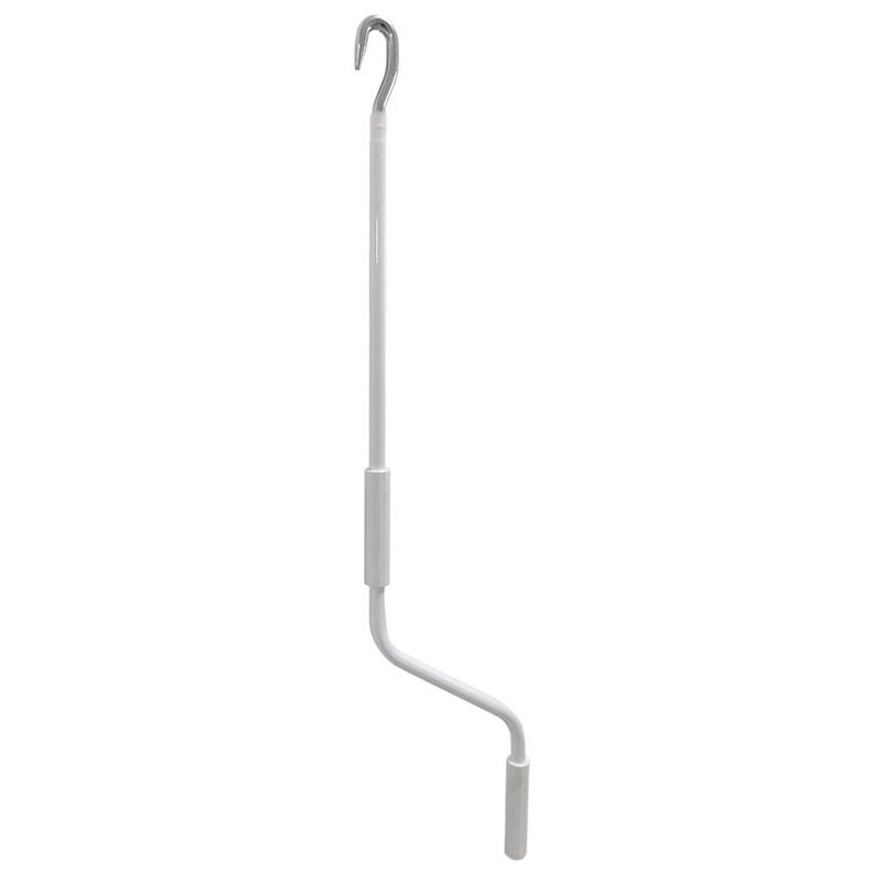 Manivelle inférieure d'auvent TLD06 1200mm 10443 micel - Pour ouvrir et fermer les stores - Matériel en acier - Finition blan