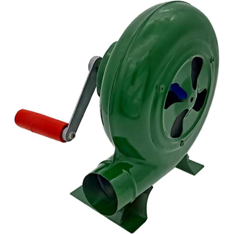 Manivelle Forgeron Forge Souffleur Ventilateur Manuel Ventilateur Manuel, pour Camping/Pique-Nique/Extérieur, Grand Gril Accessoires Cadeau,150W